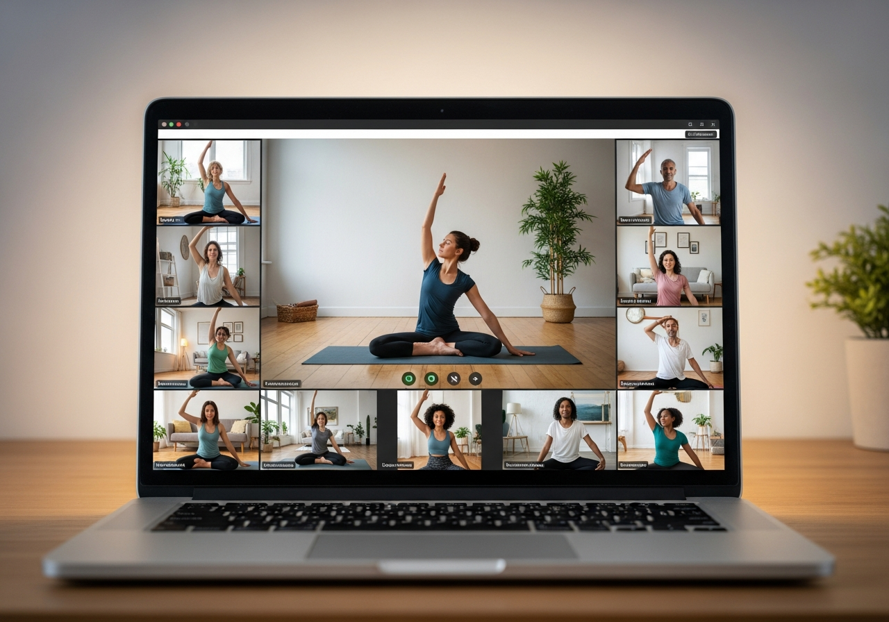 Онлайн-урок хатха йоги с преподавателем